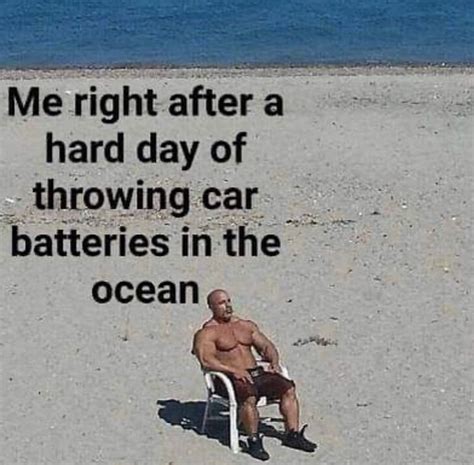 Deep-sea mining involves retrieving mineral deposits from the area of the <strong>ocean</strong> below 200 metres down to the sea bed, which is the largest and least explored environment on Earth, occupying 65% of. . Car battery ocean meme